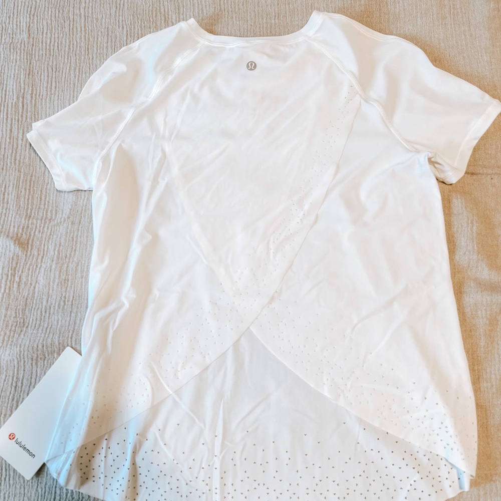 White Lululemon top